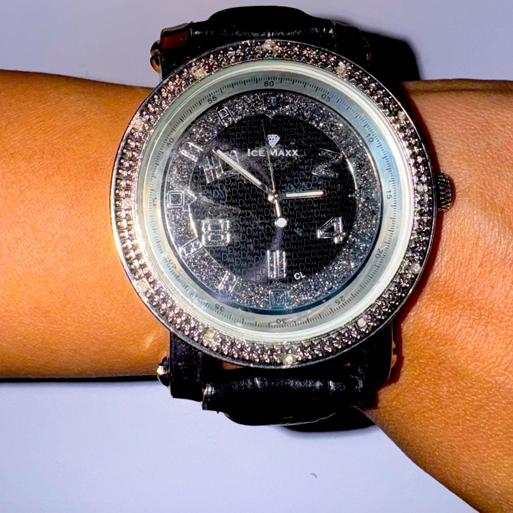 Real Diamond watch for men, Gift for him, Affordable Gift Ideas for men, Bling